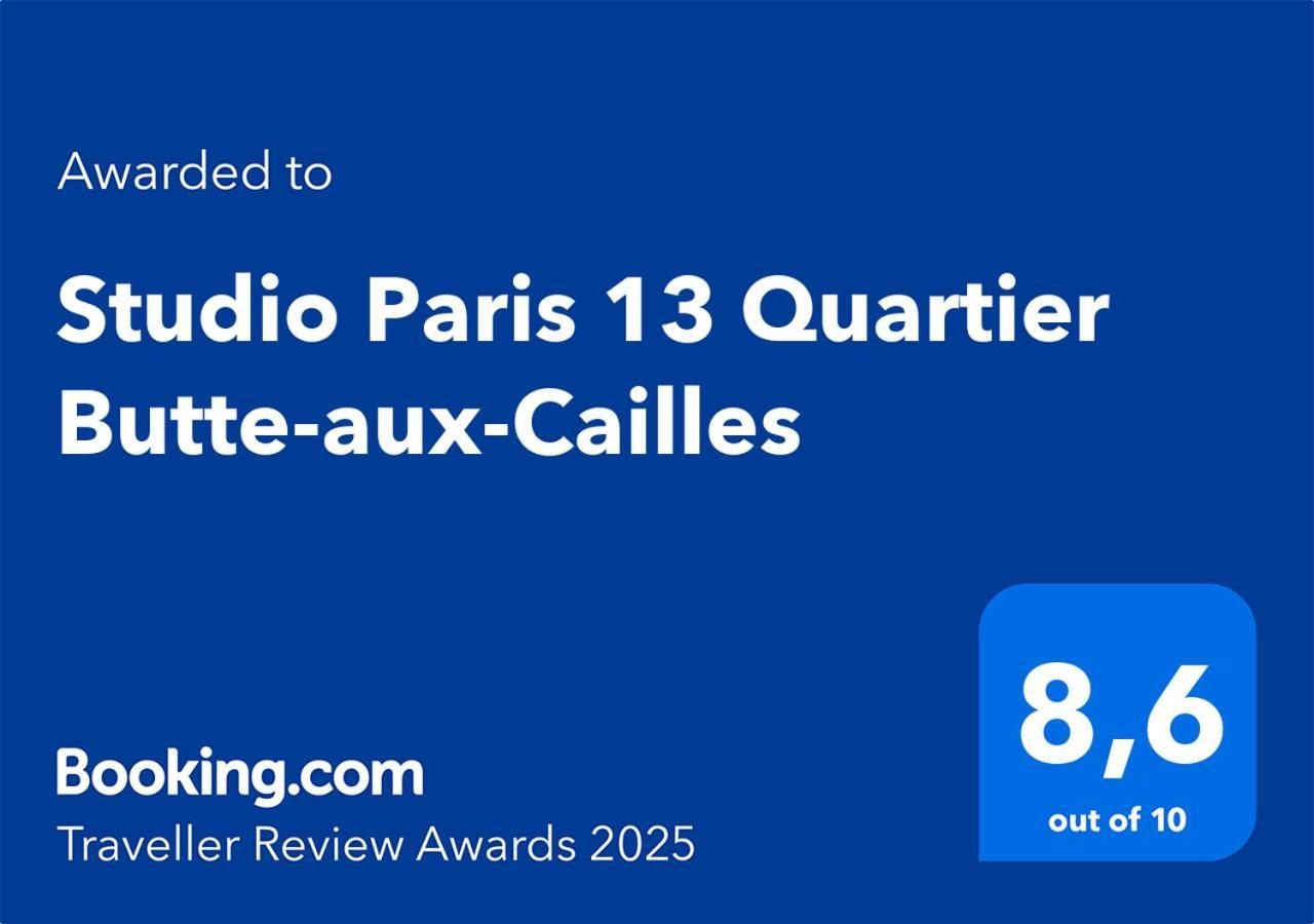 Studio Paris 13 Quartier Butte-Aux-Cailles Extérieur photo