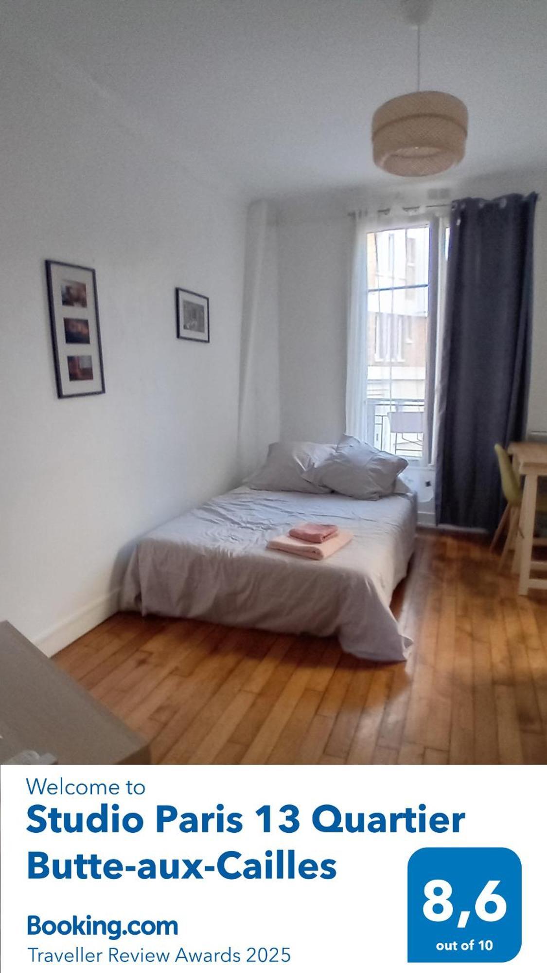 Studio Paris 13 Quartier Butte-Aux-Cailles Extérieur photo