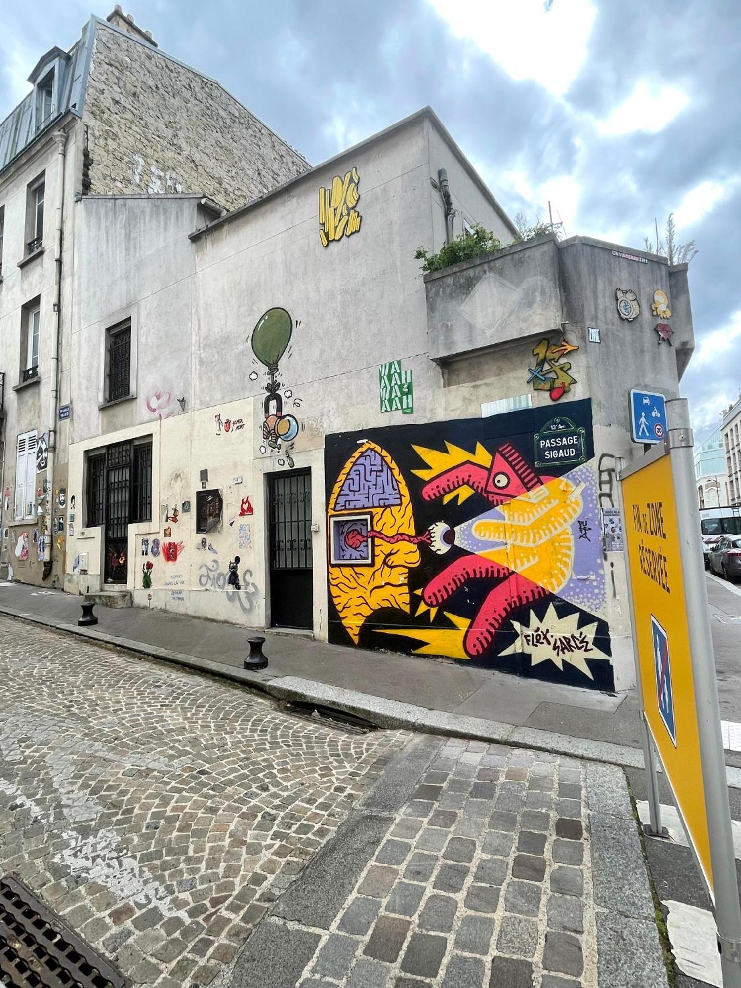 Studio Paris 13 Quartier Butte-Aux-Cailles Extérieur photo